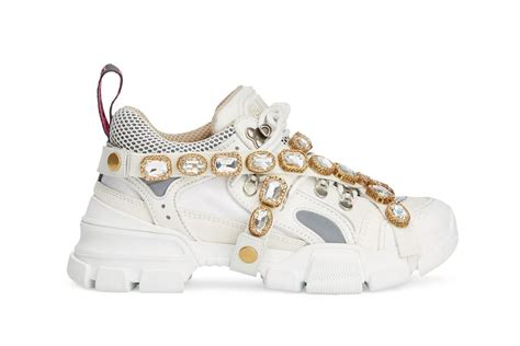 womens gucci sneakers with jewels|Gucci chunky jeweled sneakers.